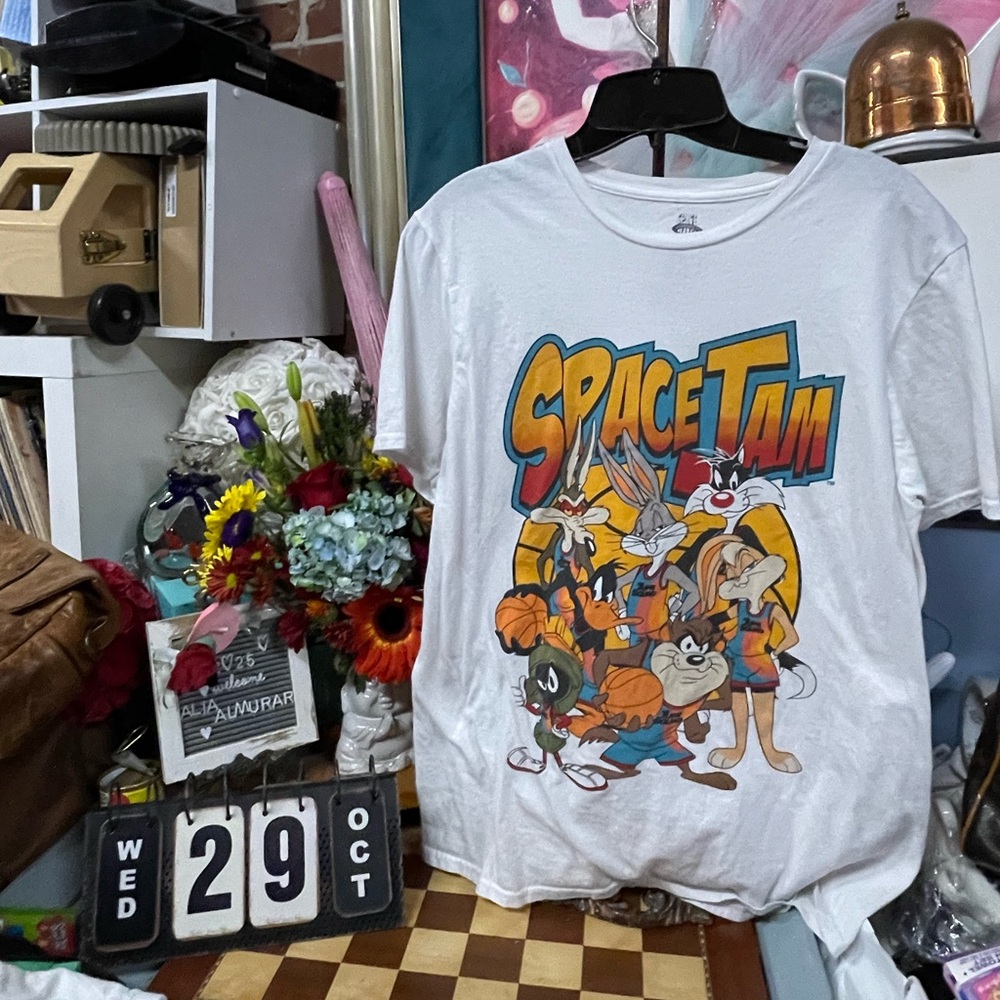 MEN'S SPACE JAM GRAPHIC T-SHIRT SIZE m